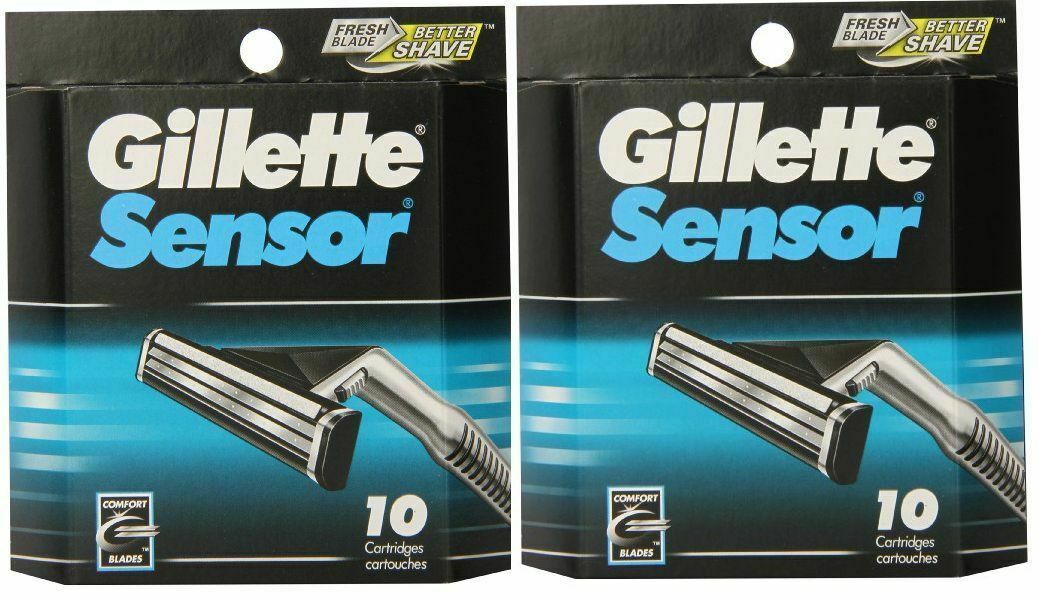 Gillette Sensor Razor Blades - 20 Cartridges